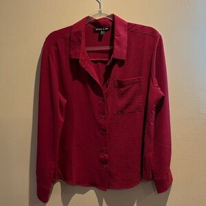 Brick & Bone Women's Red Blouse